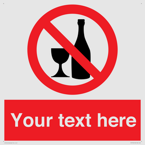 Custom prohibition no alcohol